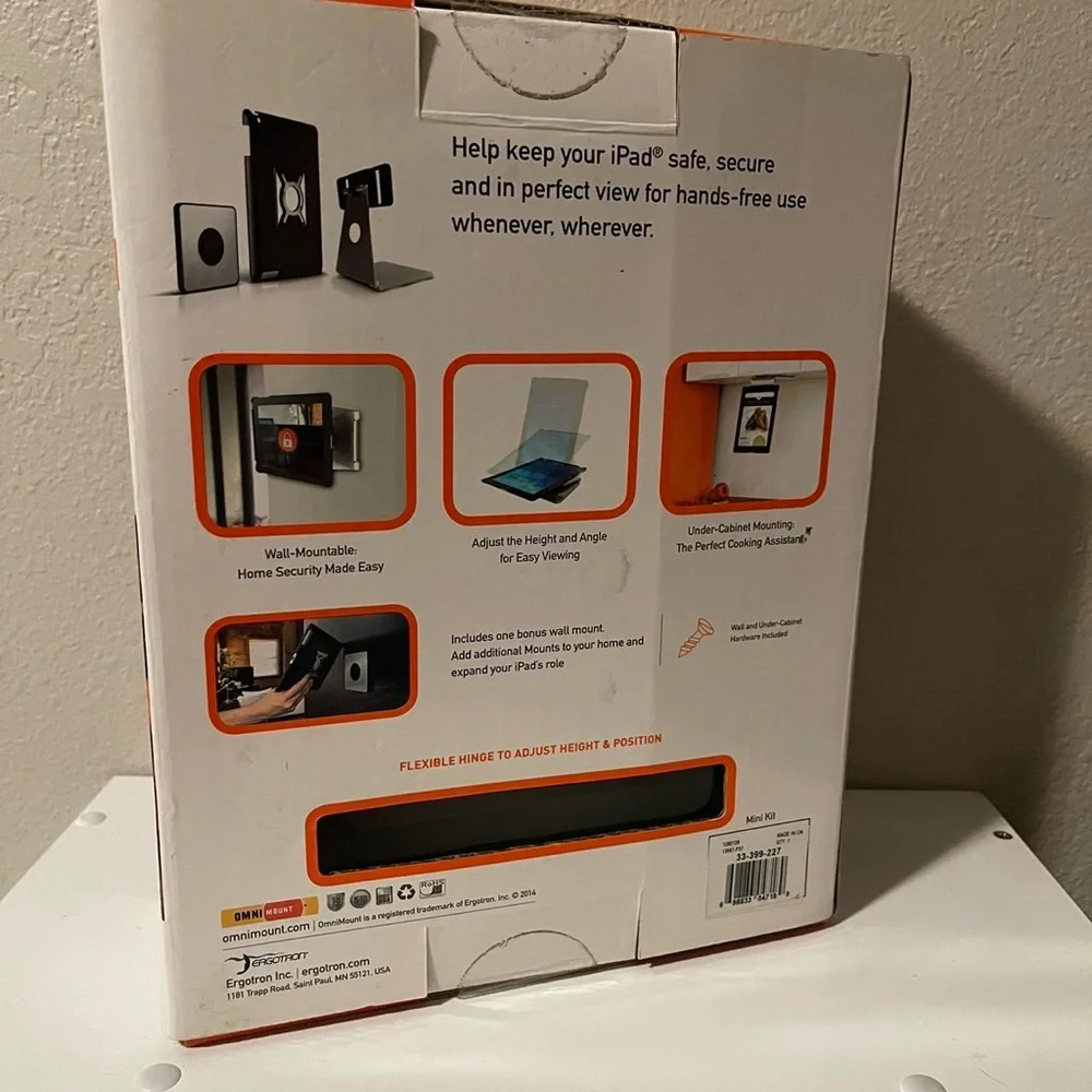 Omnimount, Black iPad Mini Case & Adjustable Mount Open Box